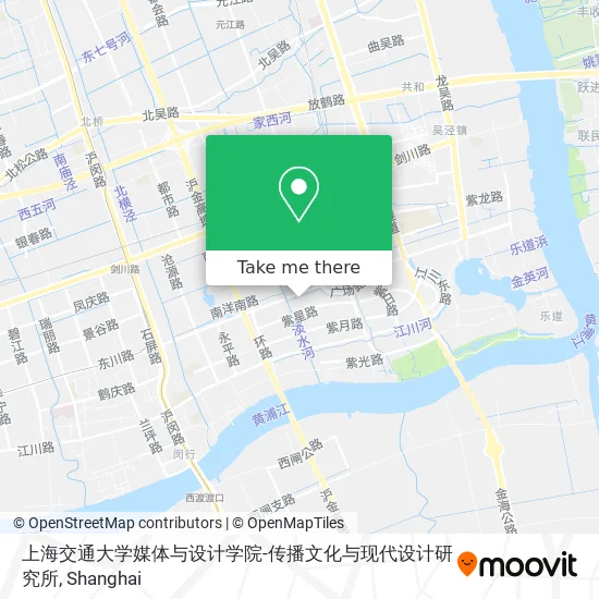 上海交通大学媒体与设计学院-传播文化与现代设计研究所 map