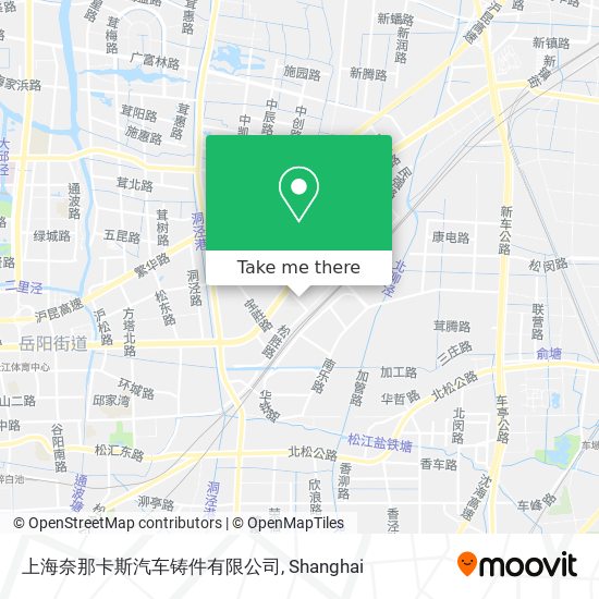 上海奈那卡斯汽车铸件有限公司 map