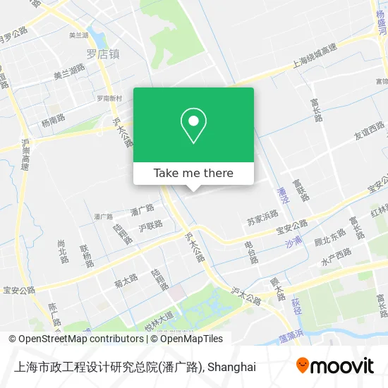 上海市政工程设计研究总院(潘广路) map