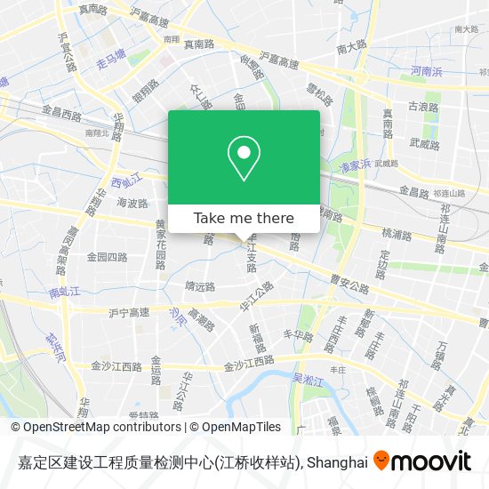 嘉定区建设工程质量检测中心(江桥收样站) map