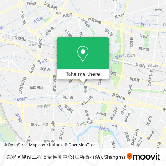 嘉定区建设工程质量检测中心(江桥收样站) map