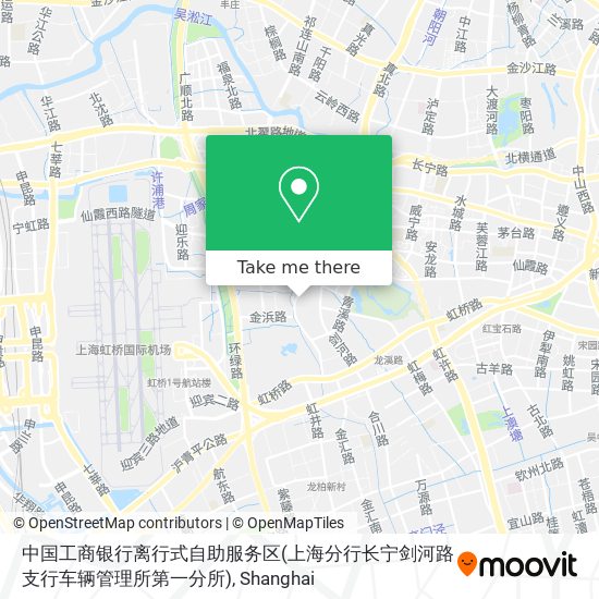 中国工商银行离行式自助服务区(上海分行长宁剑河路支行车辆管理所第一分所) map