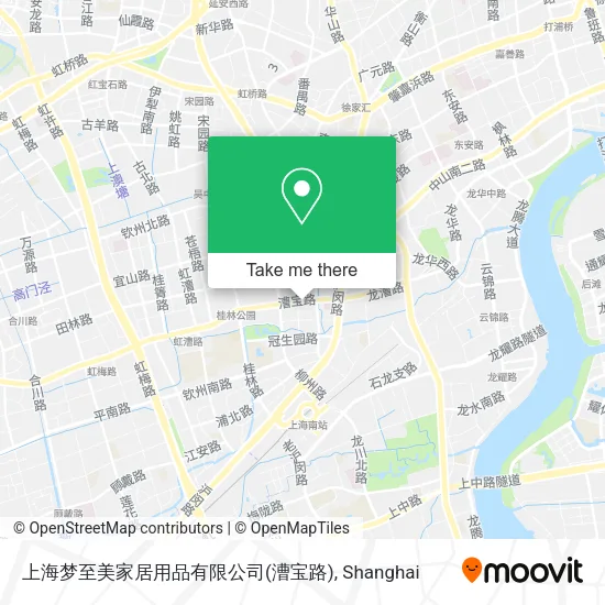 上海梦至美家居用品有限公司(漕宝路) map