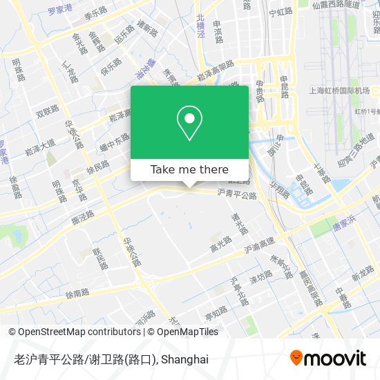 老沪青平公路/谢卫路(路口) map