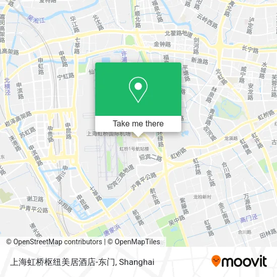 上海虹桥枢纽美居酒店-东门 map