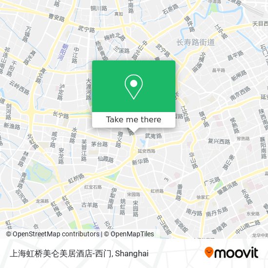 上海虹桥美仑美居酒店-西门 map