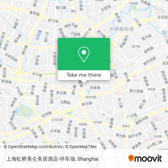 上海虹桥美仑美居酒店-停车场 map