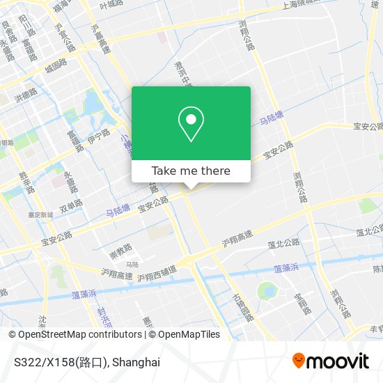 S322/X158(路口) map