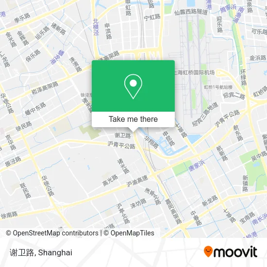谢卫路 map