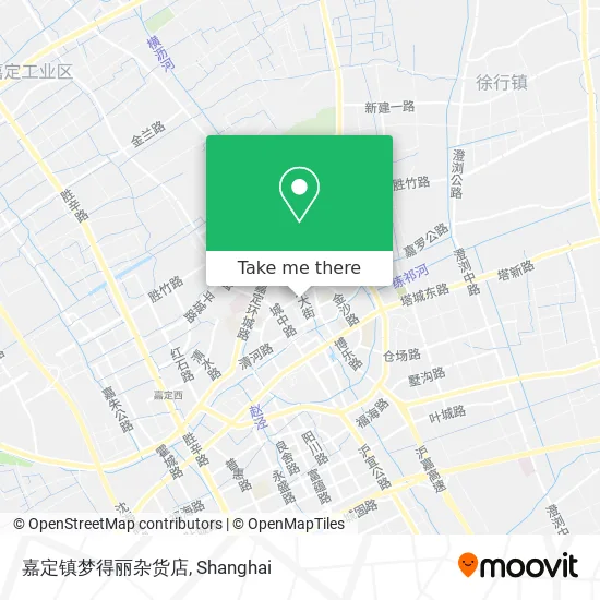 嘉定镇梦得丽杂货店 map