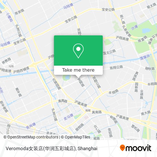 Veromoda女装店(华润五彩城店) map