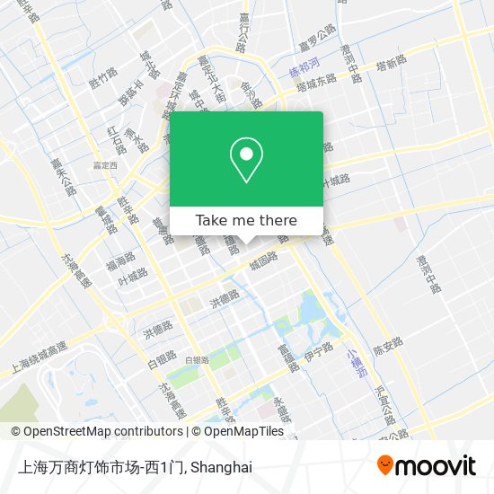 上海万商灯饰市场-西1门 map