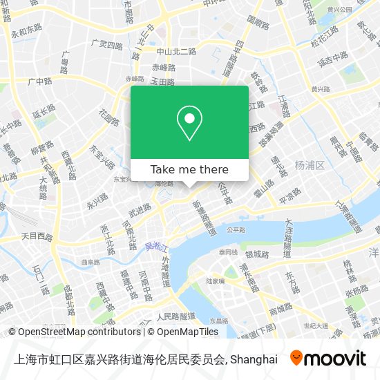 上海市虹口区嘉兴路街道海伦居民委员会 map