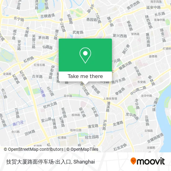 技贸大厦路面停车场-出入口 map