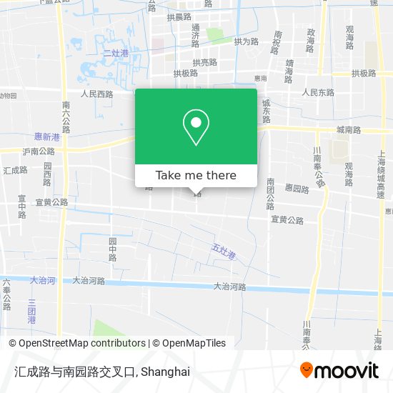 汇成路与南园路交叉口 map