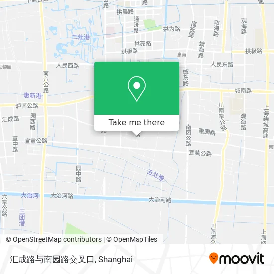 汇成路与南园路交叉口 map