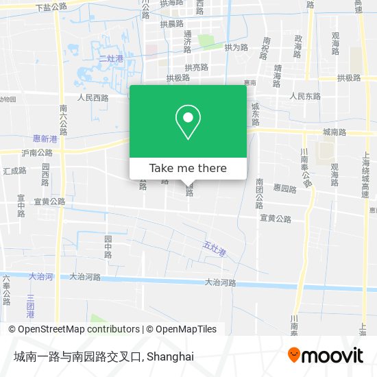 城南一路与南园路交叉口 map