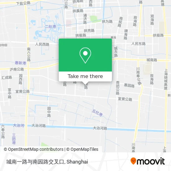 城南一路与南园路交叉口 map