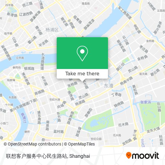 联想客户服务中心民生路站 map