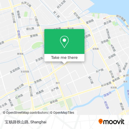 宝杨路铁山路 map