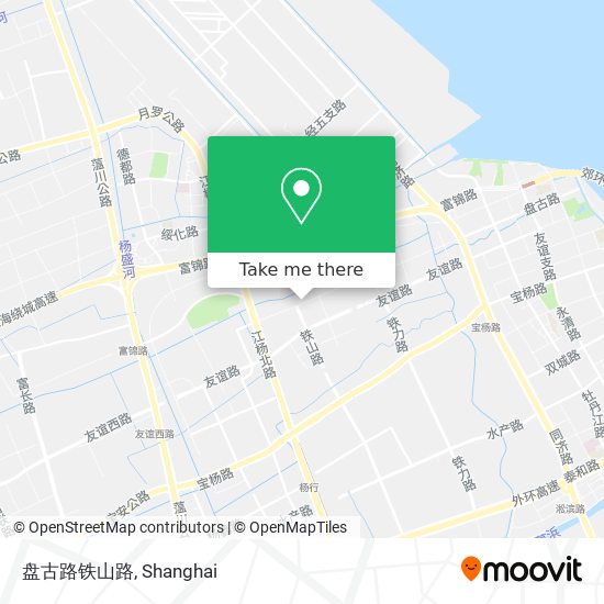 盘古路铁山路 map