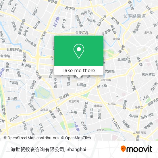 上海世贸投资咨询有限公司 map