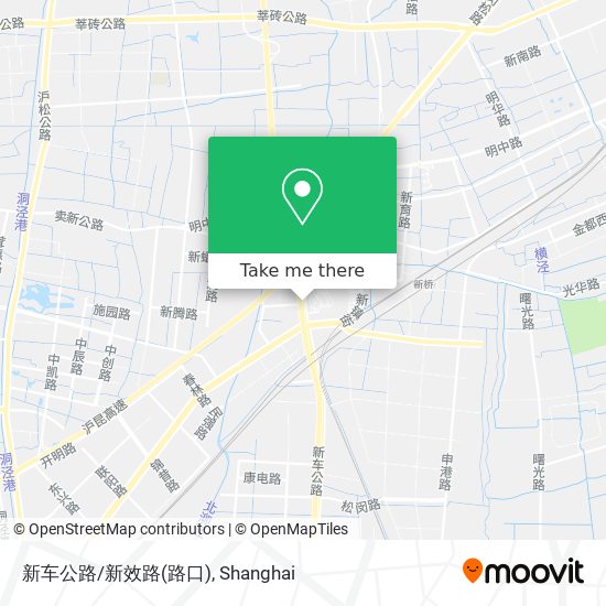 新车公路/新效路(路口) map