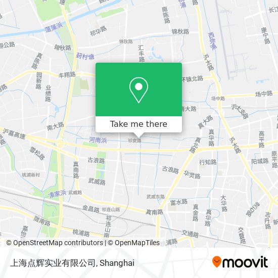 上海点辉实业有限公司 map