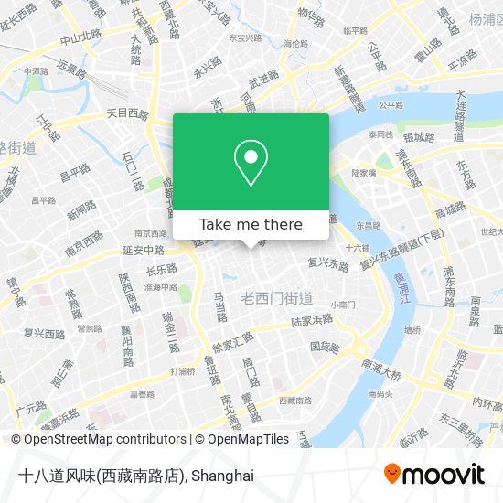 十八道风味(西藏南路店) map