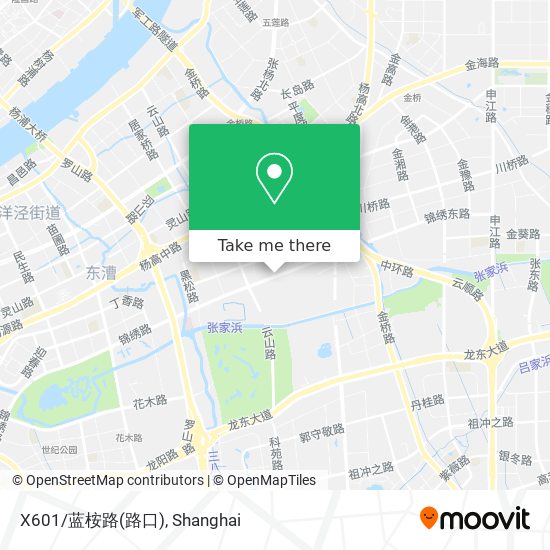 X601/蓝桉路(路口) map