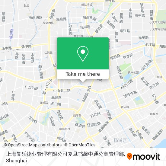 上海复乐物业管理有限公司复旦书馨中通公寓管理部 map