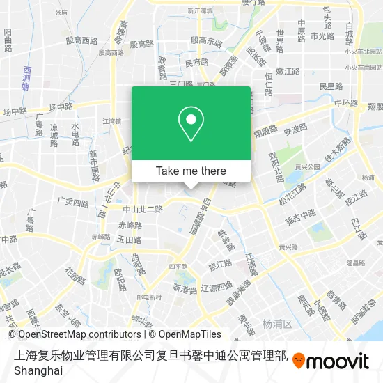 上海复乐物业管理有限公司复旦书馨中通公寓管理部 map
