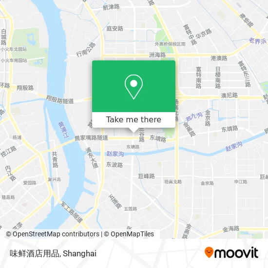 味鲜酒店用品 map