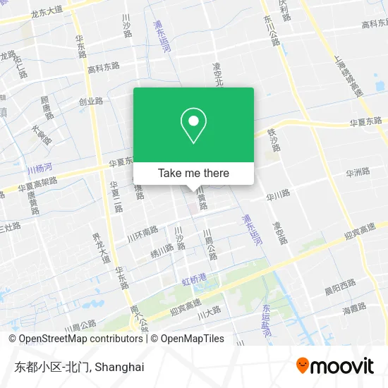 东都小区-北门 map