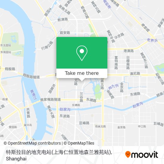 特斯拉目的地充电站(上海仁恒置地森兰雅苑站) map
