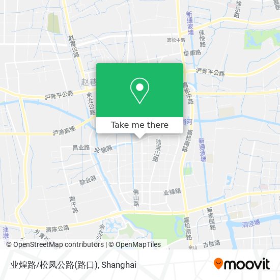 业煌路/松凤公路(路口) map