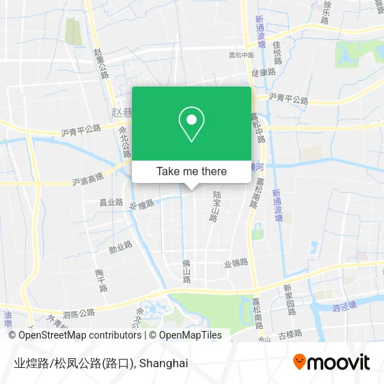 业煌路/松凤公路(路口) map