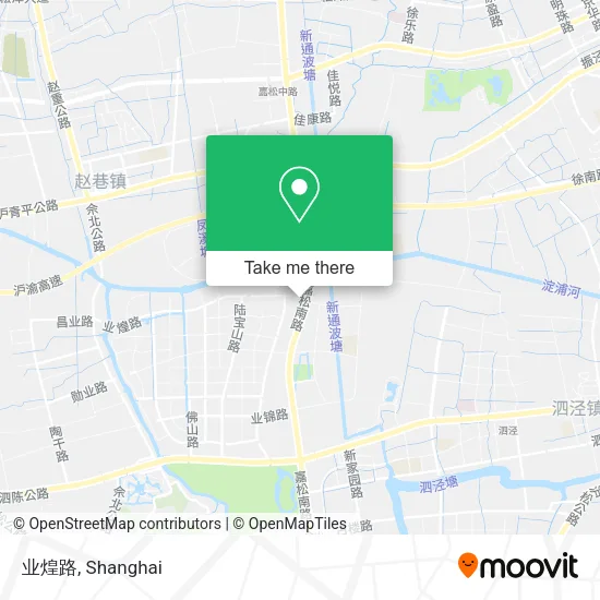 业煌路 map