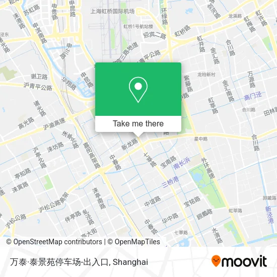 万泰·泰景苑停车场-出入口 map