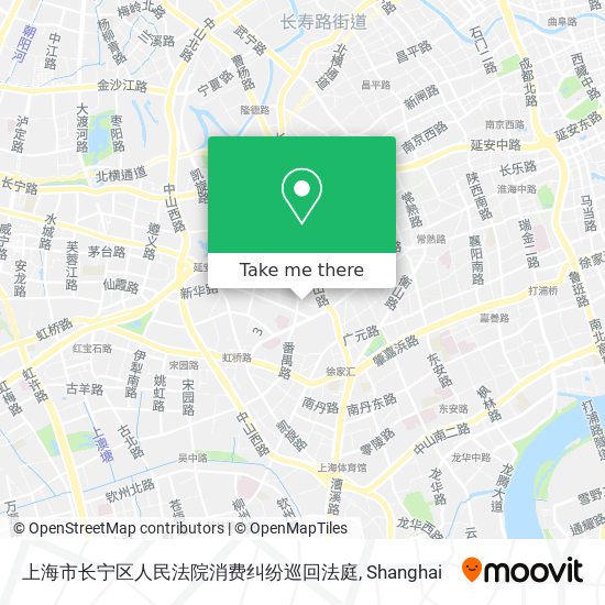 上海市长宁区人民法院消费纠纷巡回法庭 map