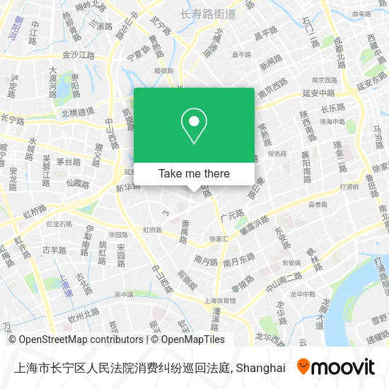上海市长宁区人民法院消费纠纷巡回法庭 map