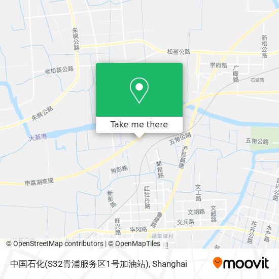 中国石化(S32青浦服务区1号加油站) map