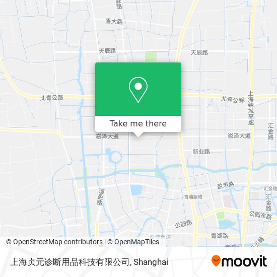 上海贞元诊断用品科技有限公司 map