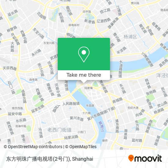 东方明珠广播电视塔(2号门) map
