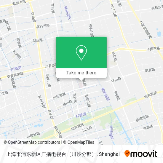上海市浦东新区广播电视台（川沙分部） map