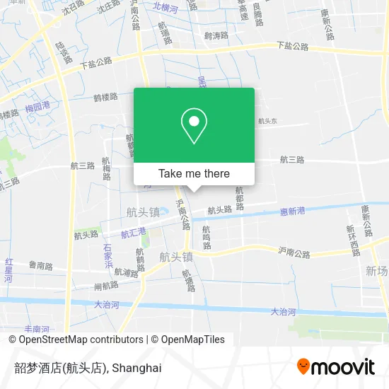 韶梦酒店(航头店) map