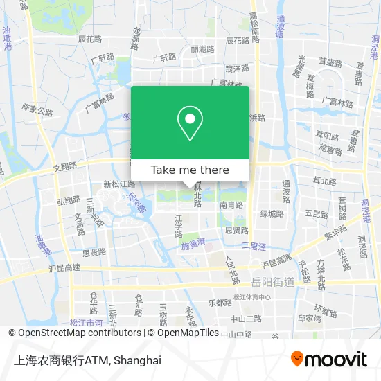 上海农商银行ATM map