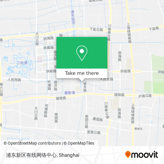 浦东新区有线网络中心 map