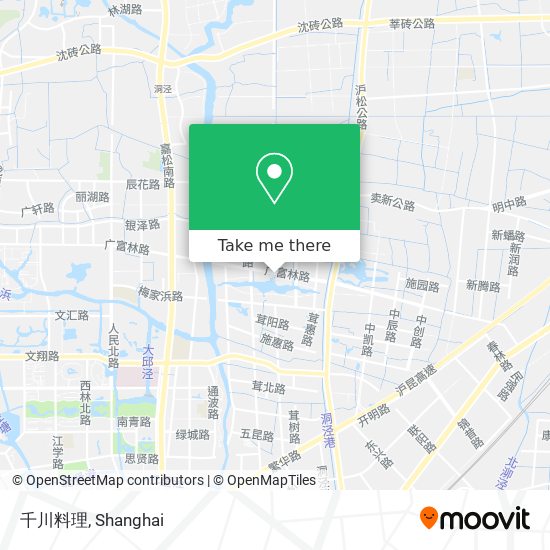 千川料理 map