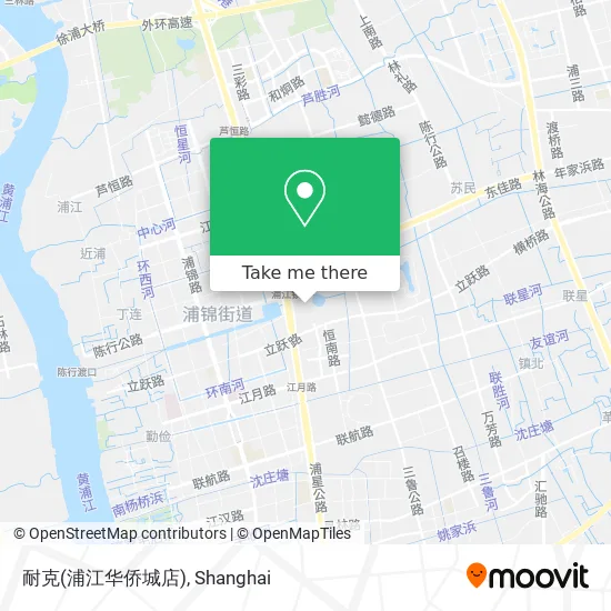 耐克(浦江华侨城店) map